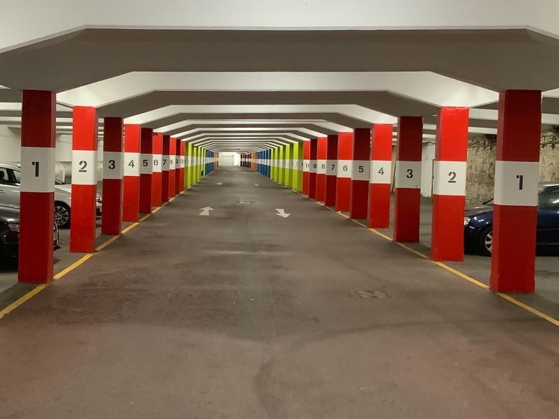 Parking à barrière